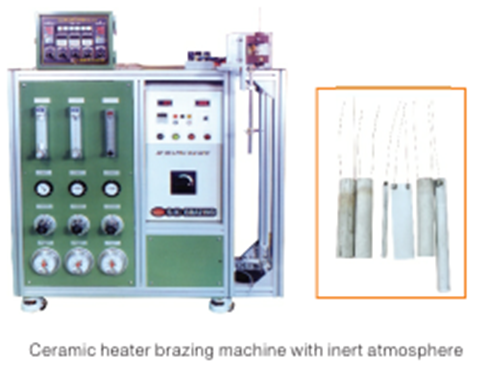Single station ceramic heater atmosphere induction brazing machine.png